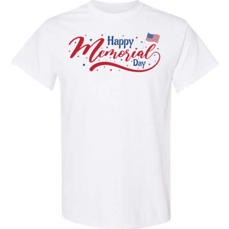 memorial day flag t-shirt patriotic USA graphic tee for summer
