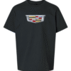 youth Cadillac logo t-shirt kids luxury car fan tee