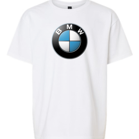 youth BMW logo t-shirt kids car enthusiast shirt with BMW badge