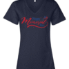memorial day v-neck t-shirt patriotic women’s Bella Canvas tee
