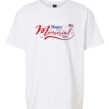 Youth Memorial Day t-shirt patriotic USA flag kids shirt