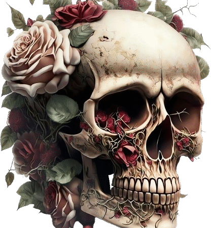 FLORAL SKULL