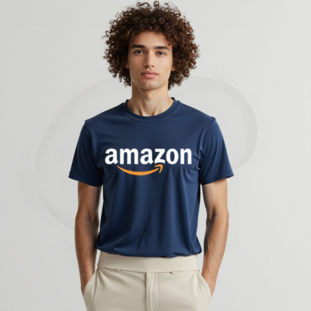 amazon logo t-shirt minimalist prime-inspired tech tee