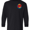 burger king logo youth long sleeve t-shirt kids retro fast food tee