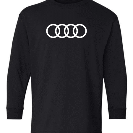 Classic Audi-Inspired Logo Youth Long Sleeve Shirt