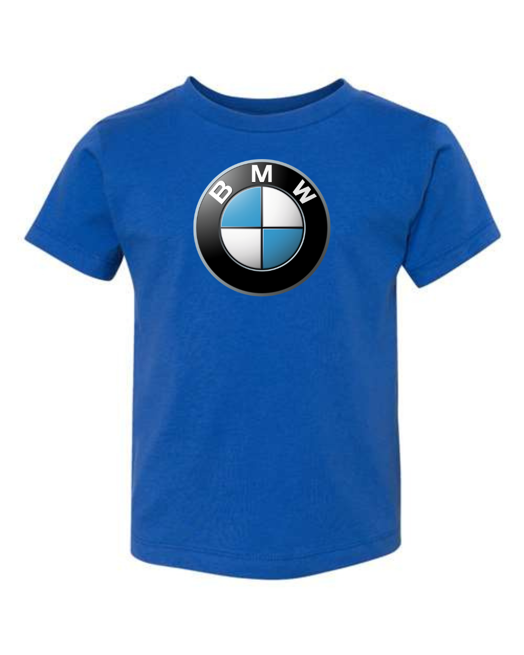 bmw logo toddler t-shirt blue roundel toddler shirt for car kids
