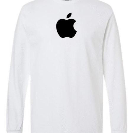 Classic Apple Logo Men's Long Sleeve Shirt