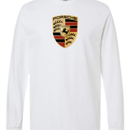Classic Porsche Crest Men's Long Sleeve Shirt