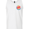 burger king logo tank top sleeveless retro men’s shirt