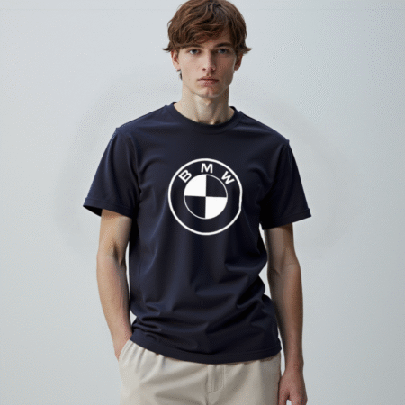 bmw logo t-shirt motorsport inspired unisex car enthusiast tee