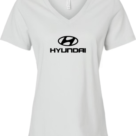 Hyundai Logo Bella Canvas Women’s V-Neck T-Shirt