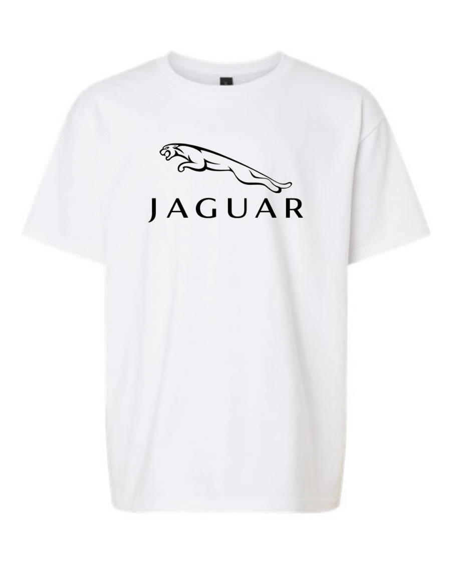 jaguar logo youth t-shirt – kids british car graphic tee
