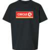 circle k logo youth t-shirt red gas station logo tee for kids