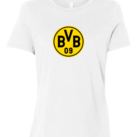Borussia Dortmund BVB 09 Logo Women's Crewneck Bella+Canvas T-Shirt