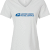 usps logo women's v-neck t-shirt retro postal eagle tee for women