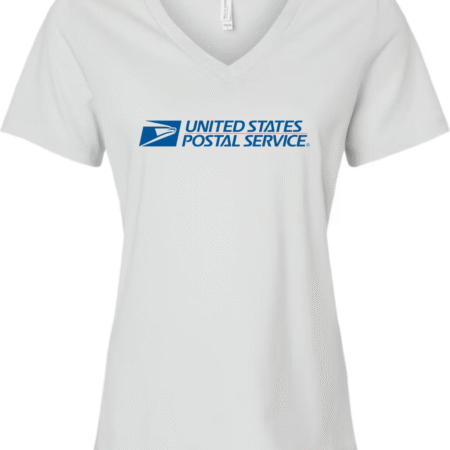 usps logo women's v-neck t-shirt retro postal eagle tee for women