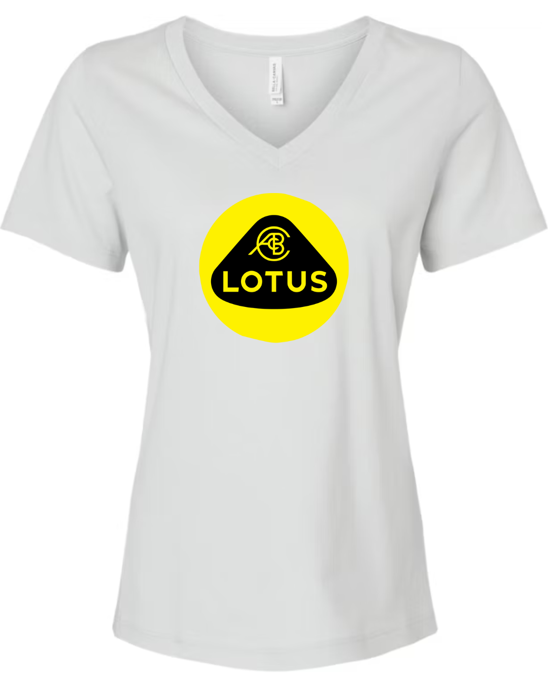 Lotus Logo Bella Canvas Women’s V-Neck T-Shirt
