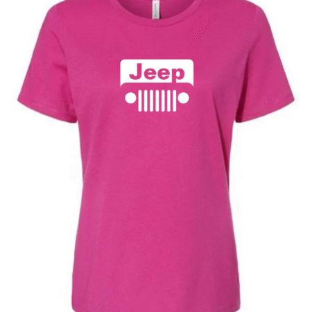 Jeep Logo Women's Crewneck T-Shirt Bella+Canvas
