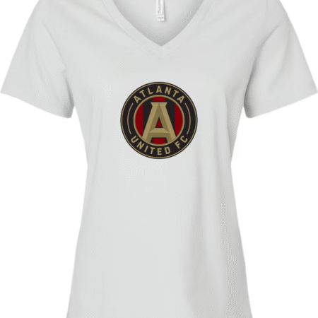 Atlanta United FC Logo Bella Canvas Women’s V-Neck T-Shirt