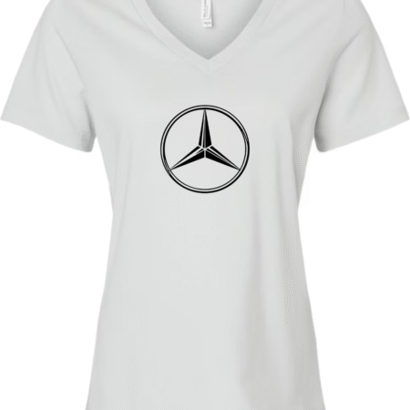 Mercedes-Benz Logo Bella Canvas Women’s V-Neck T-Shirt