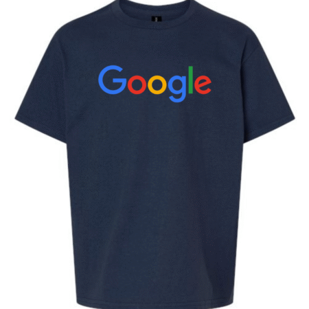google logo youth t-shirt tech brand tee for kids and teens