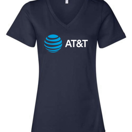 AT&T Logo Bella Canvas Women’s V-Neck T-Shirt