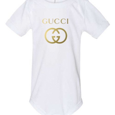 Gucci Inspired Logo Infant Bodysuit