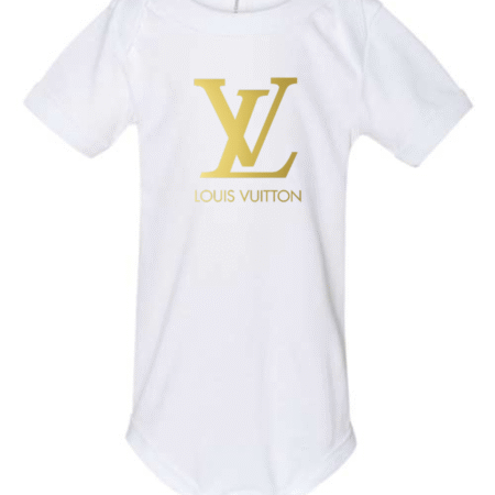 Louis Vuitton Inspired Logo Infant Bodysuit