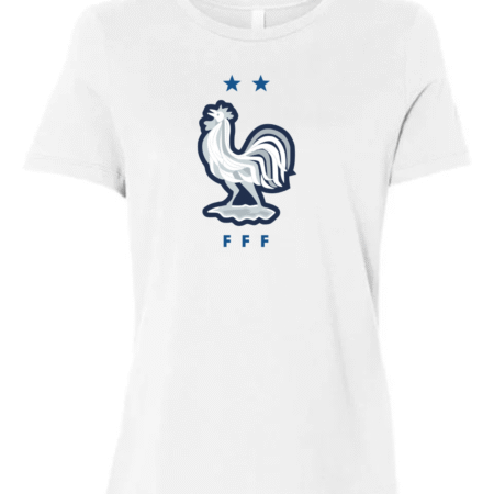 France National Team FFF Rooster Logo Women's Crewneck Bella+Canvas T-Shirt