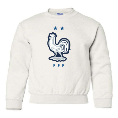 France FFF Rooster Logo Youth Sweatshirt