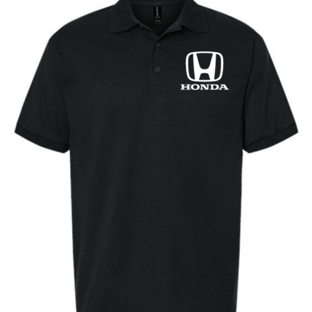 Classic Honda Logo Black Men’s Polo Shirt