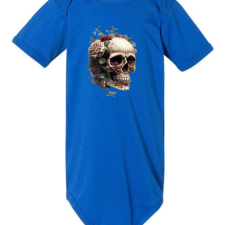 Floral Skull Infant Bodysuit