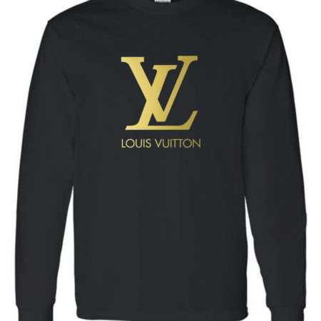 Classic Louis Vuitton Logo Men's Long Sleeve T-Shirt