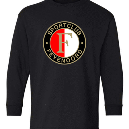 Feyenoord Sportclub Logo Youth Long Sleeve T-Shirt