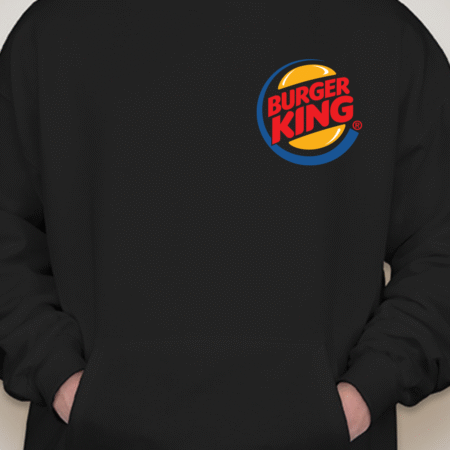 Classic Burger King Logo Unisex Pullover Hoodie