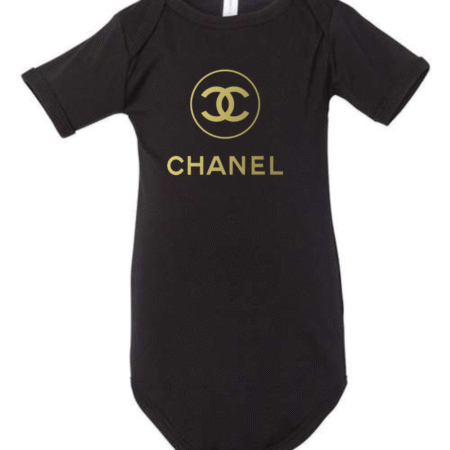 Chanel Inspired Logo Infant Bodysuit