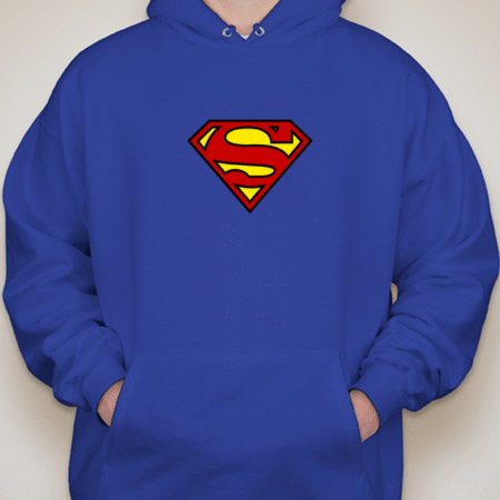 Classic Superman Shield Unisex Pullover Hoodie