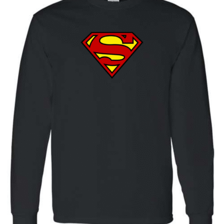 Classic Superman Logo Men's Long Sleeve T-Shirt
