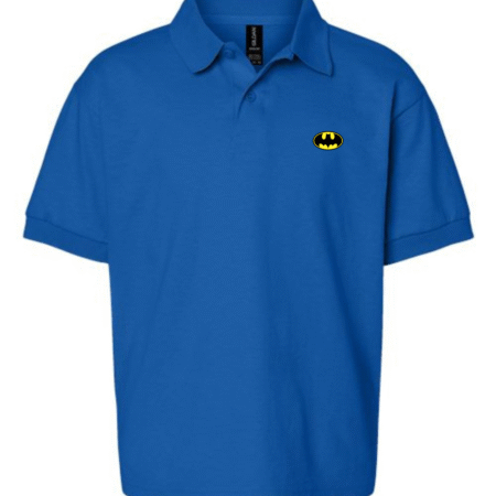 Batman Logo Youth Polo Shirt