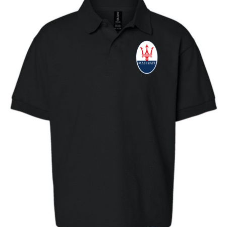 Maserati Logo Youth Polo Shirt