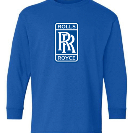 Rolls-Royce Logo Youth Long Sleeve T-Shirt