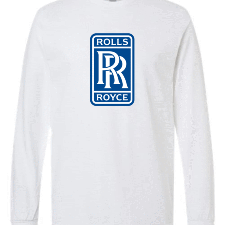 Classic Rolls-Royce Logo Men's Long Sleeve T-Shirt
