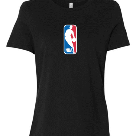 NBA Logo Women's Crewneck T-Shirt Bella+Canvas
