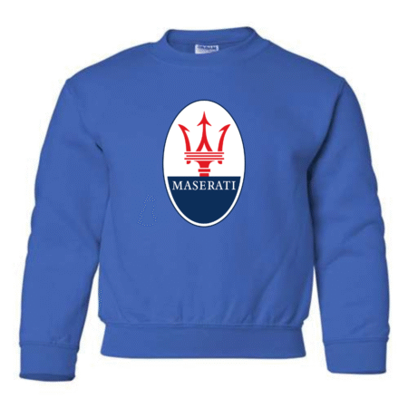 Maserati Logo Youth Sweatshirt