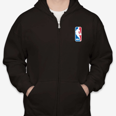 Classic NBA Logo Unisex Full-Zip Hoodie