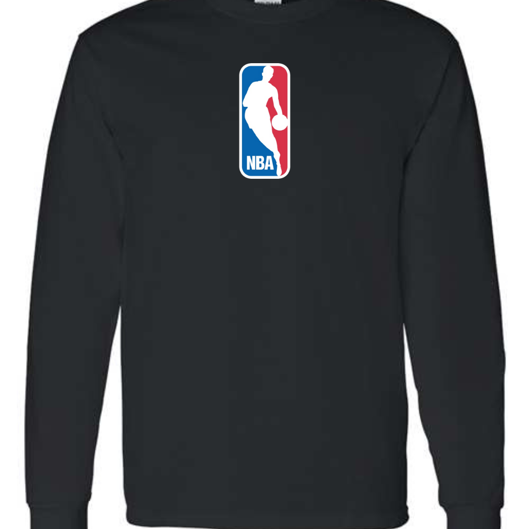 Classic NBA Logo Men's Long Sleeve T-Shirt