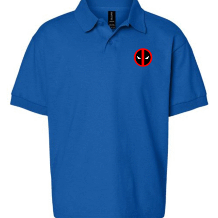 Deadpool Logo Youth Polo Shirt