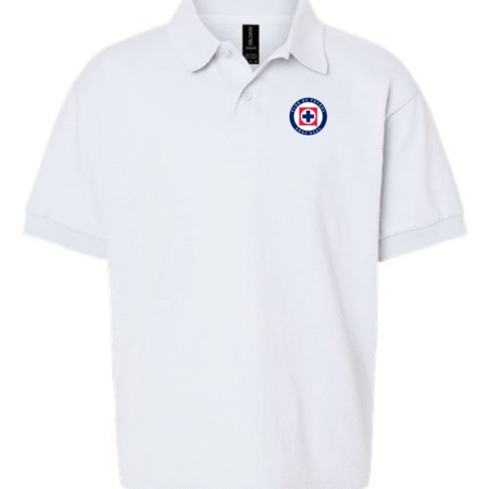Cruz Azul Logo Youth Polo Shirt
