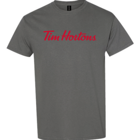 Tim Hortons Script Logo Men’s T-Shirt | Coffee Shop Inspired Tee