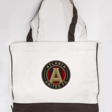 Atlanta United Logo Trimmed Tote Bag